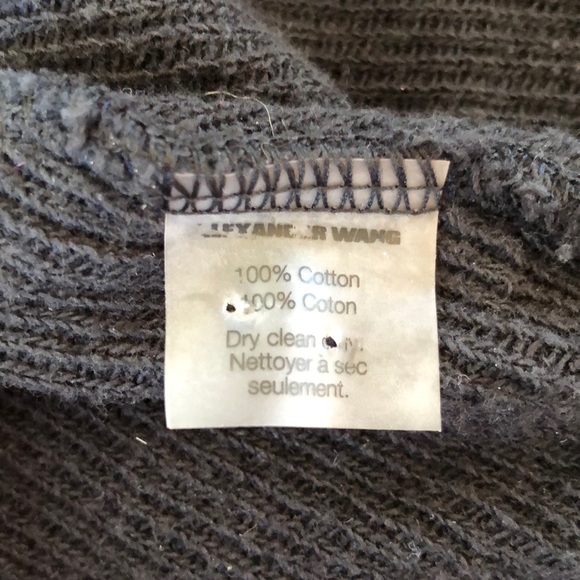 T by Alexander Wang black cotton blazer - Picture 5 of 6